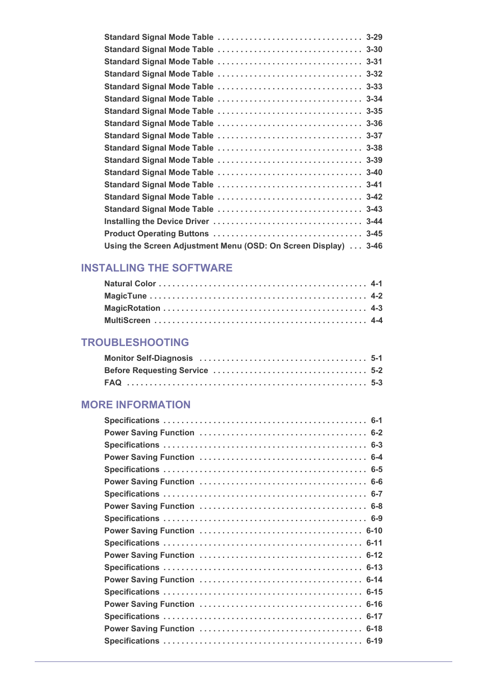 Samsung LS23X3HKFY-ZA User Manual | Page 3 / 200
