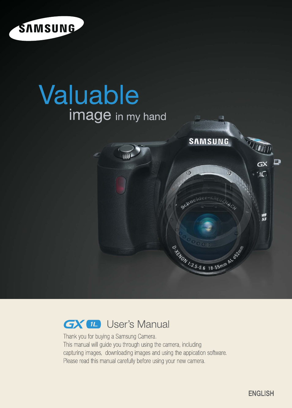 Samsung ER-GX1LZBAA User Manual | 214 pages