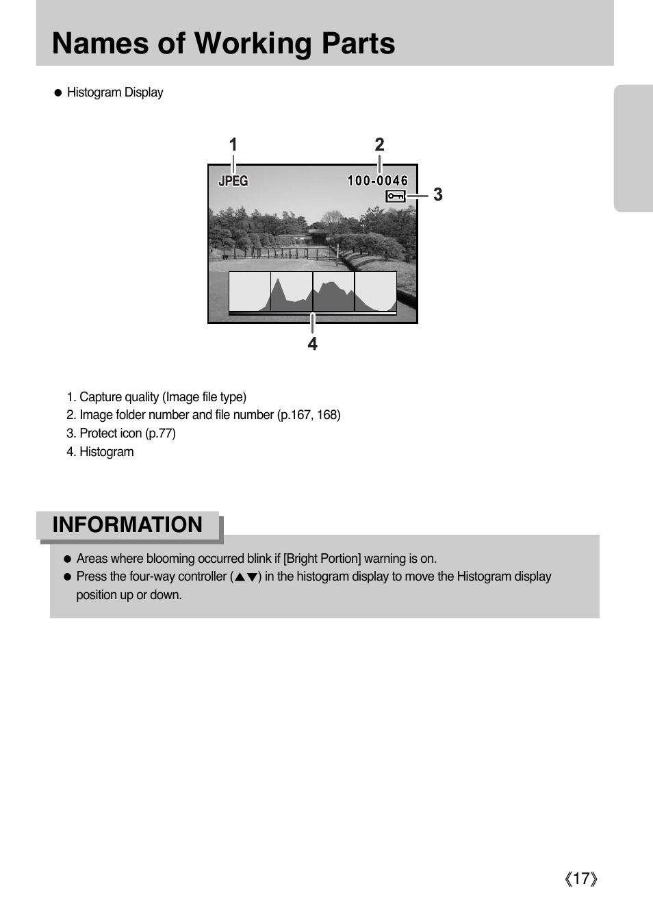 Names of working parts, Information | Samsung ER-GX1LZBAA User Manual | Page 18 / 214