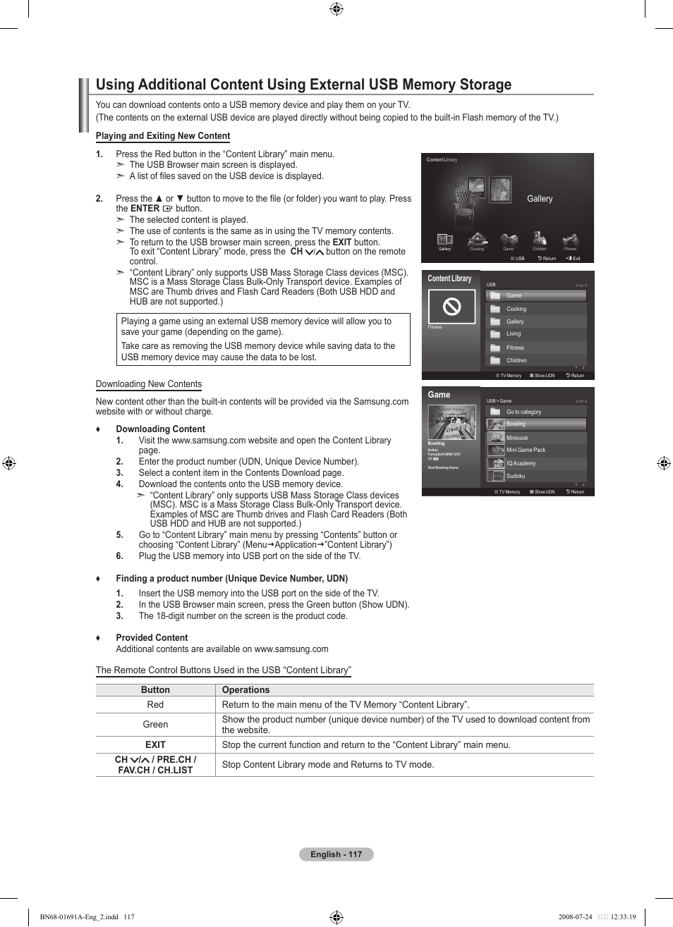Samsung LN52A860S2FXZA User Manual | Page 119 / 155