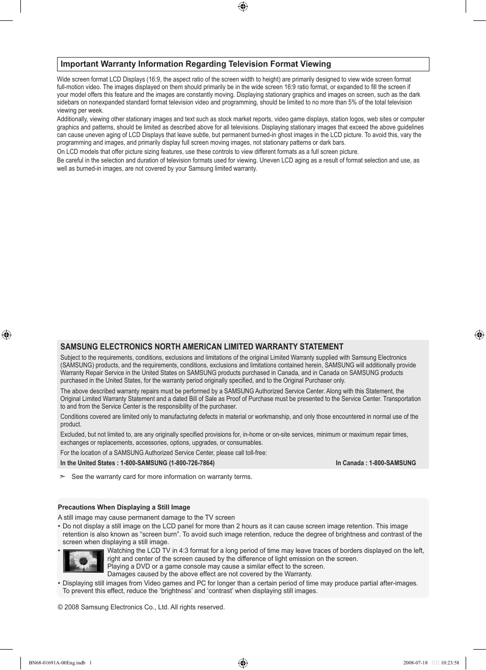 Samsung LN52A860S2FXZA User Manual | Page 2 / 155
