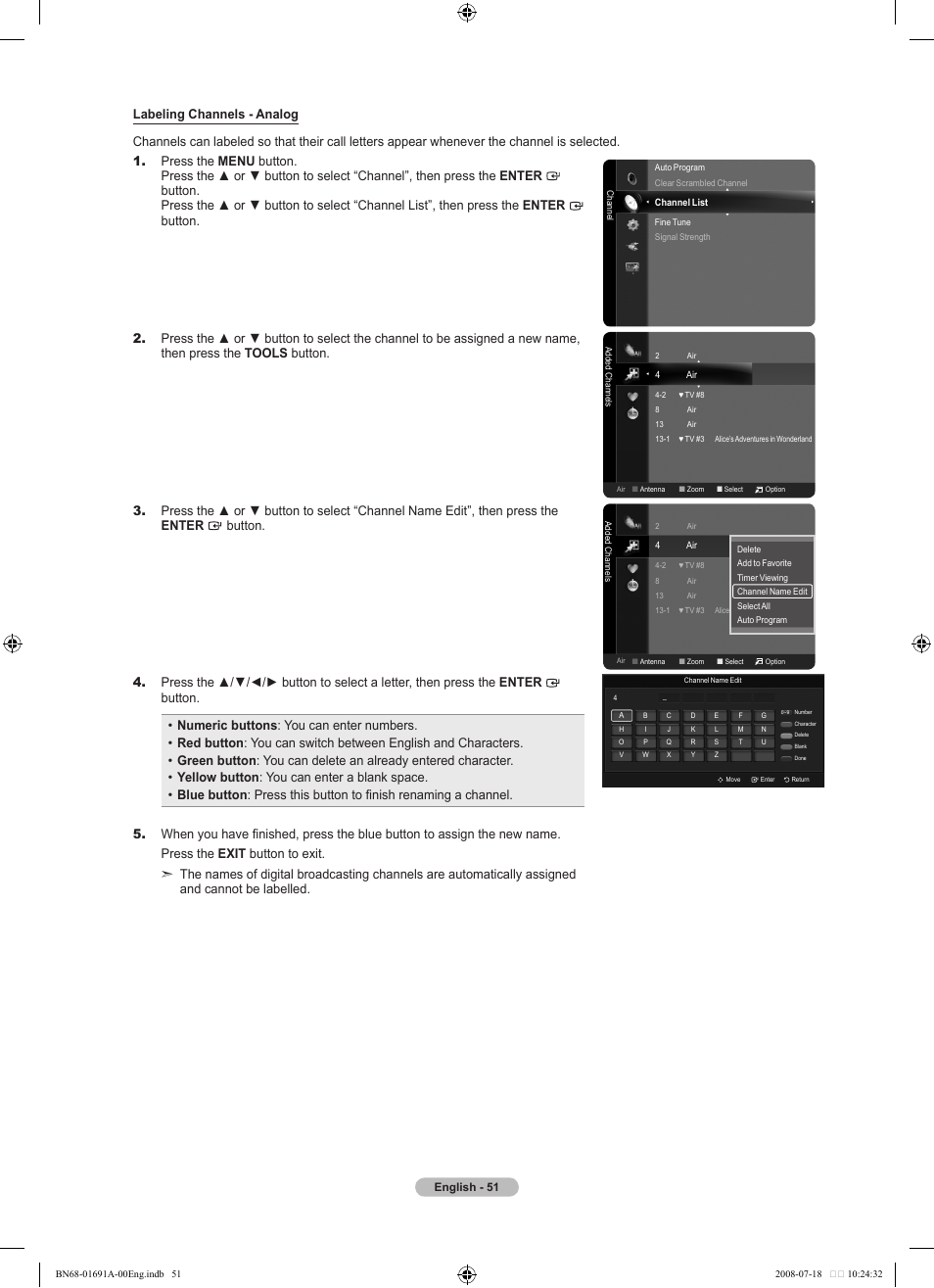 Samsung LN52A860S2FXZA User Manual | Page 53 / 155