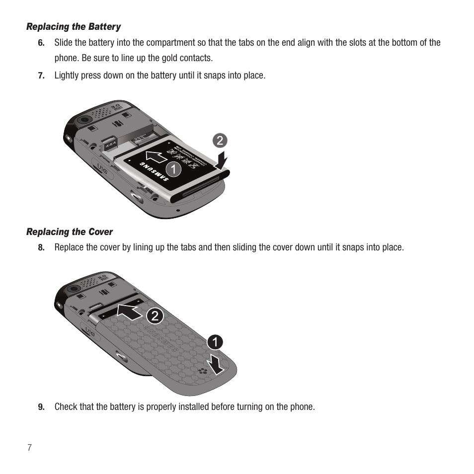 Samsung SGH-T749ZAATMB User Manual | Page 10 / 199