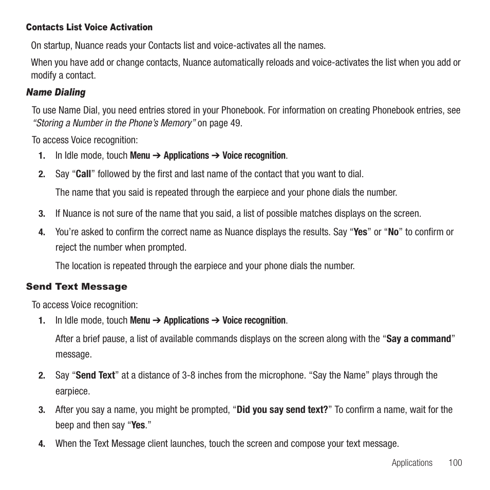 Samsung SGH-T749ZAATMB User Manual | Page 103 / 199