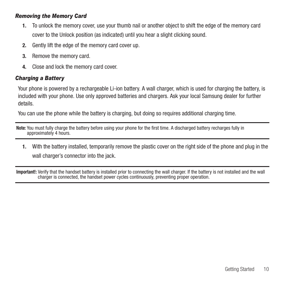 Samsung SGH-T749ZAATMB User Manual | Page 13 / 199