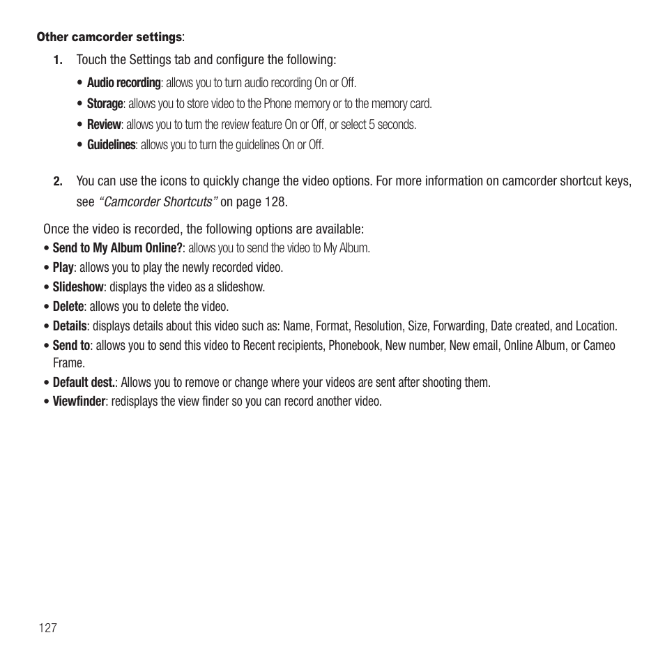 Samsung SGH-T749ZAATMB User Manual | Page 130 / 199