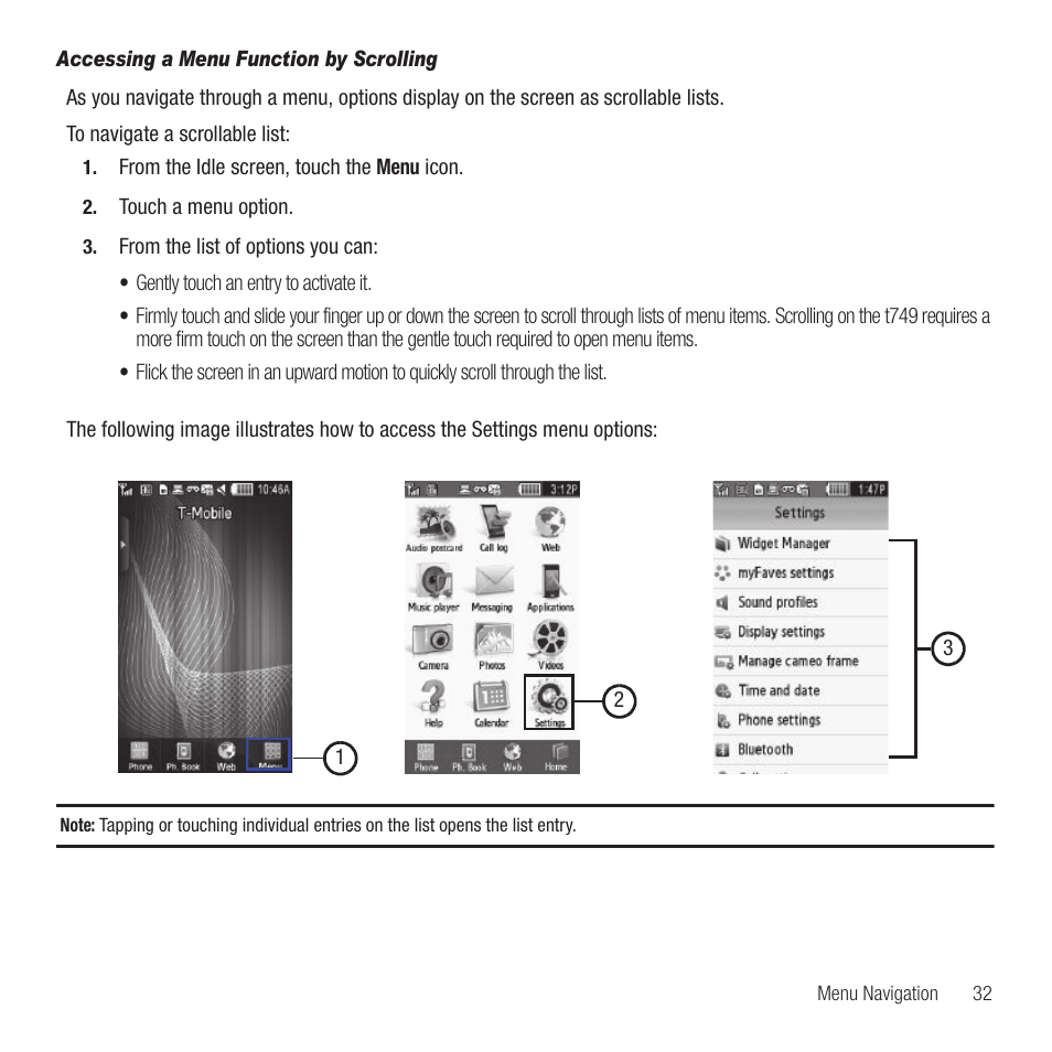 Samsung SGH-T749ZAATMB User Manual | Page 35 / 199