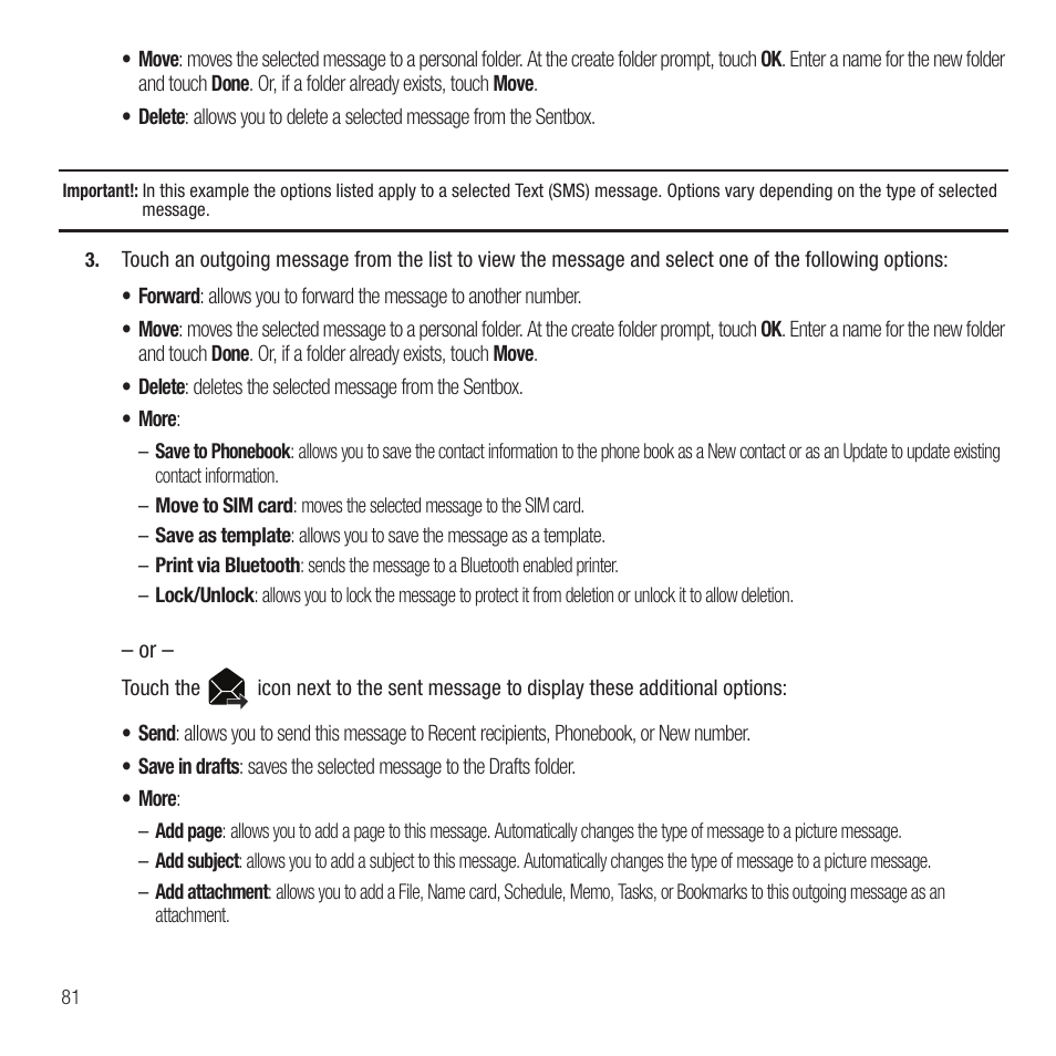 Samsung SGH-T749ZAATMB User Manual | Page 84 / 199