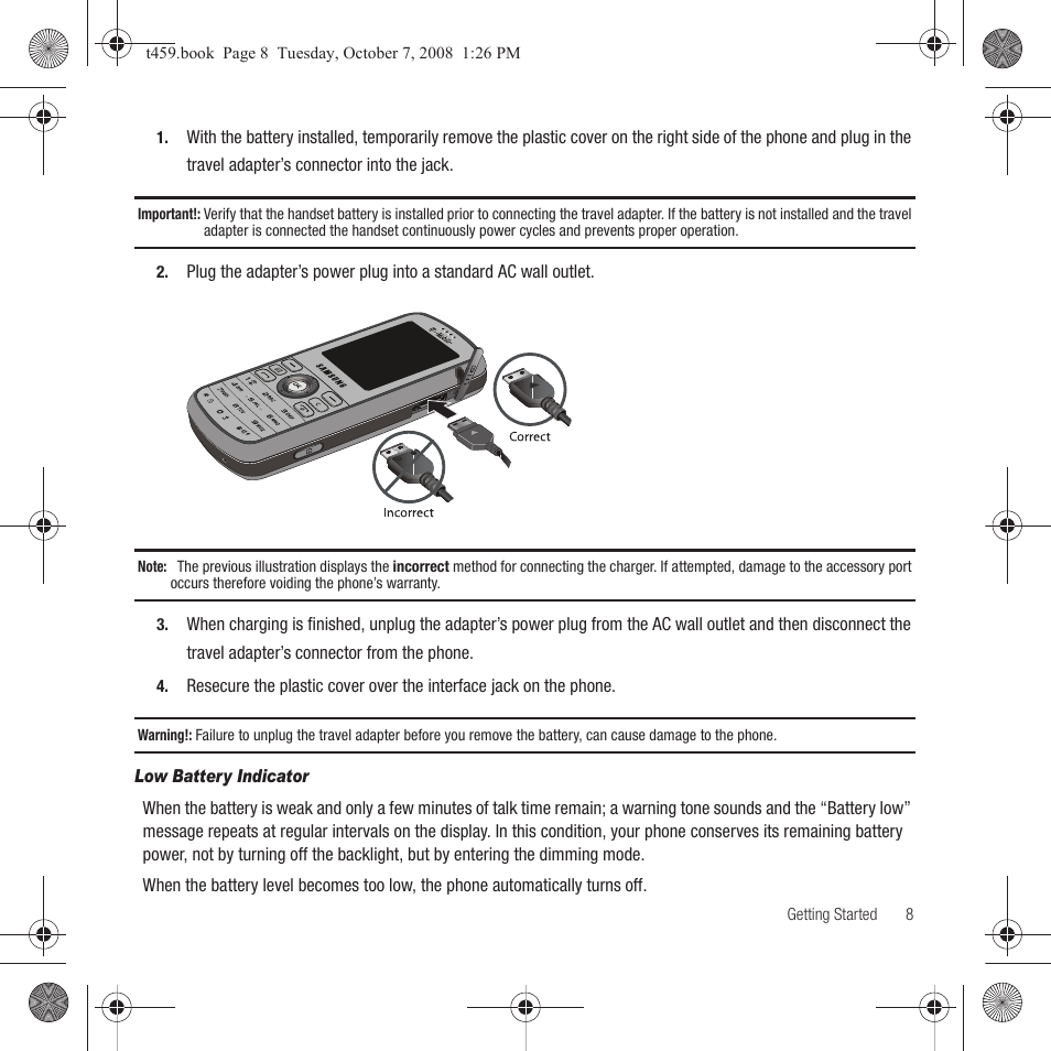 Samsung SEGT459LGATMB User Manual | Page 11 / 156