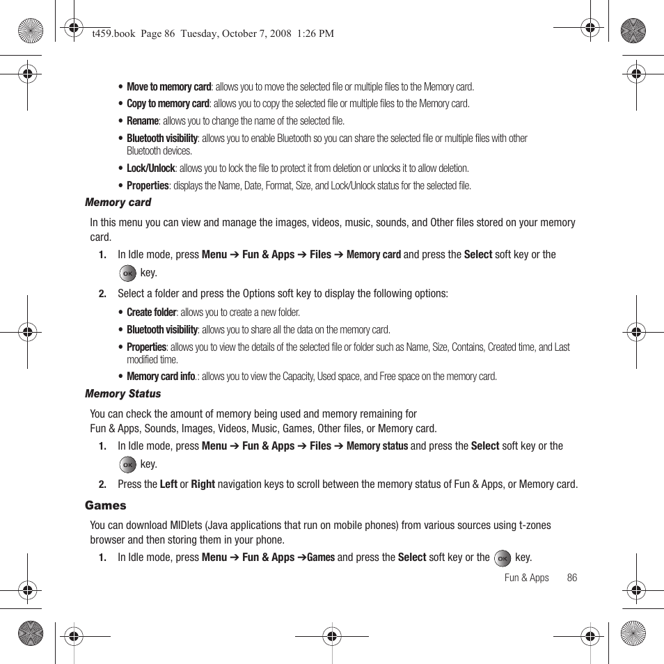Games | Samsung SEGT459LGATMB User Manual | Page 89 / 156