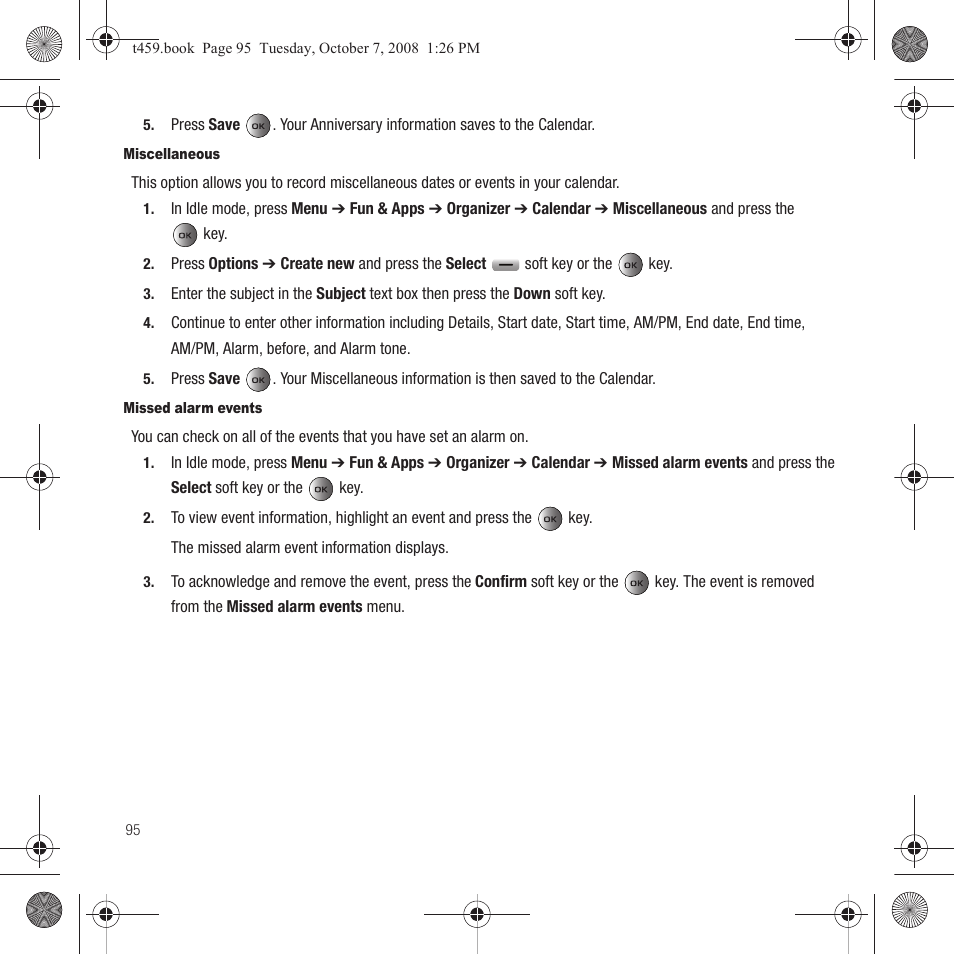 Samsung SEGT459LGATMB User Manual | Page 98 / 156