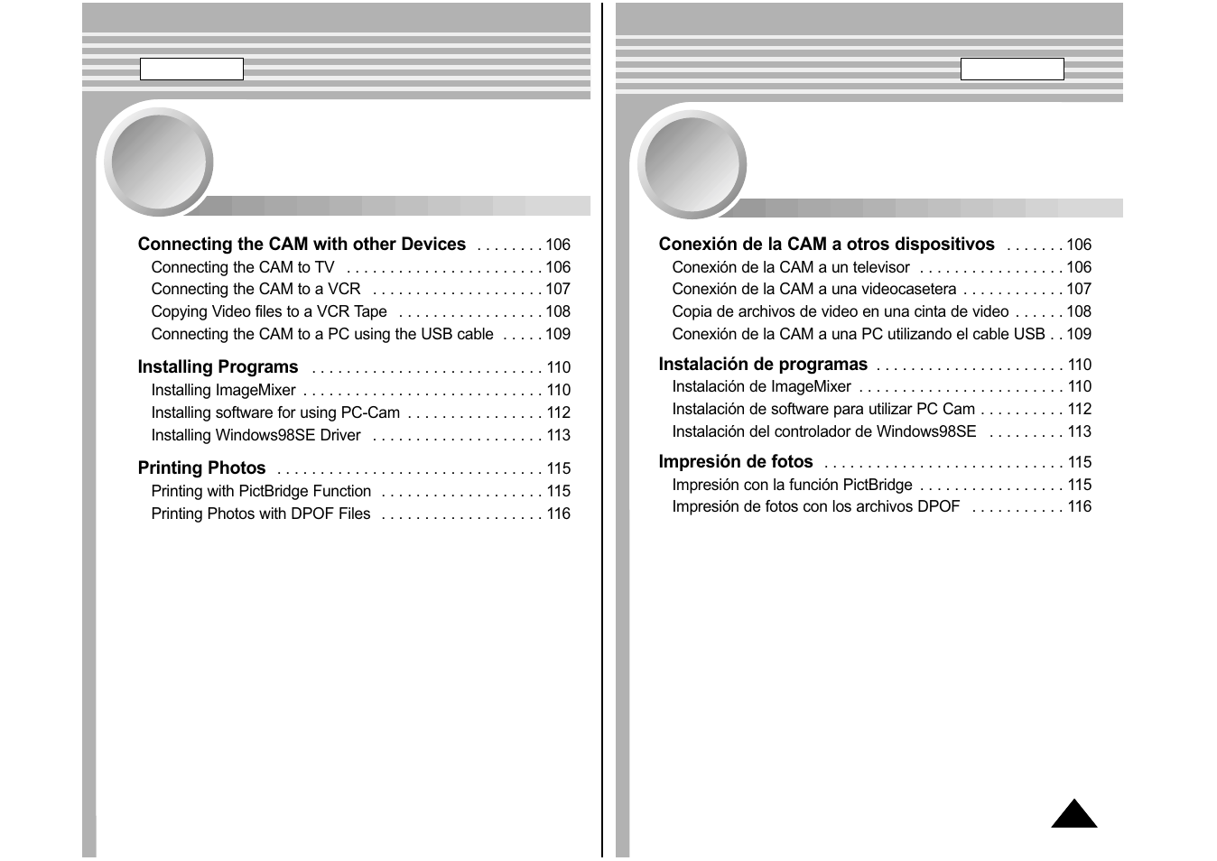 Información diversa, Miscellaneous information | Samsung SC-M105S-XAA User Manual | Page 105 / 128