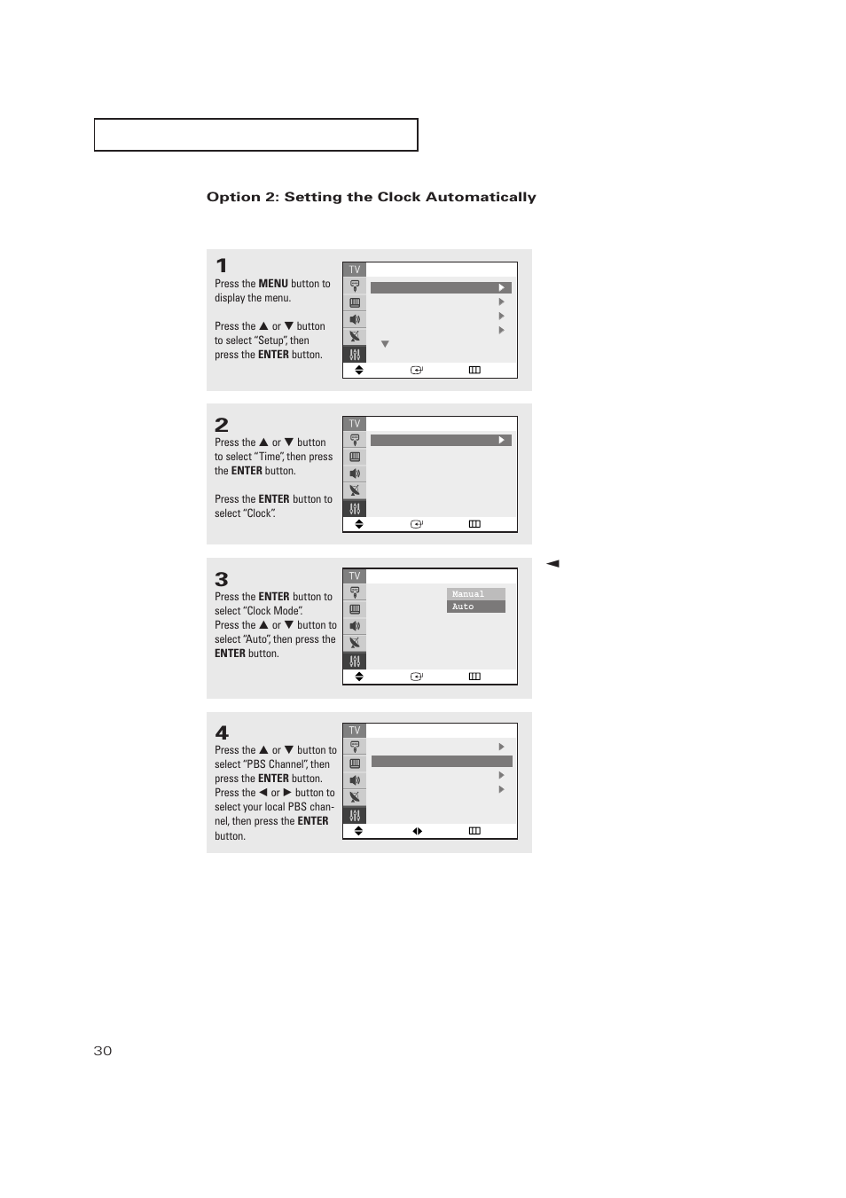 Samsung TXP2728X-XAC User Manual | Page 30 / 64