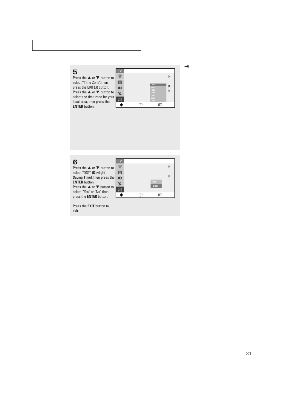 Samsung TXP2728X-XAC User Manual | Page 31 / 64