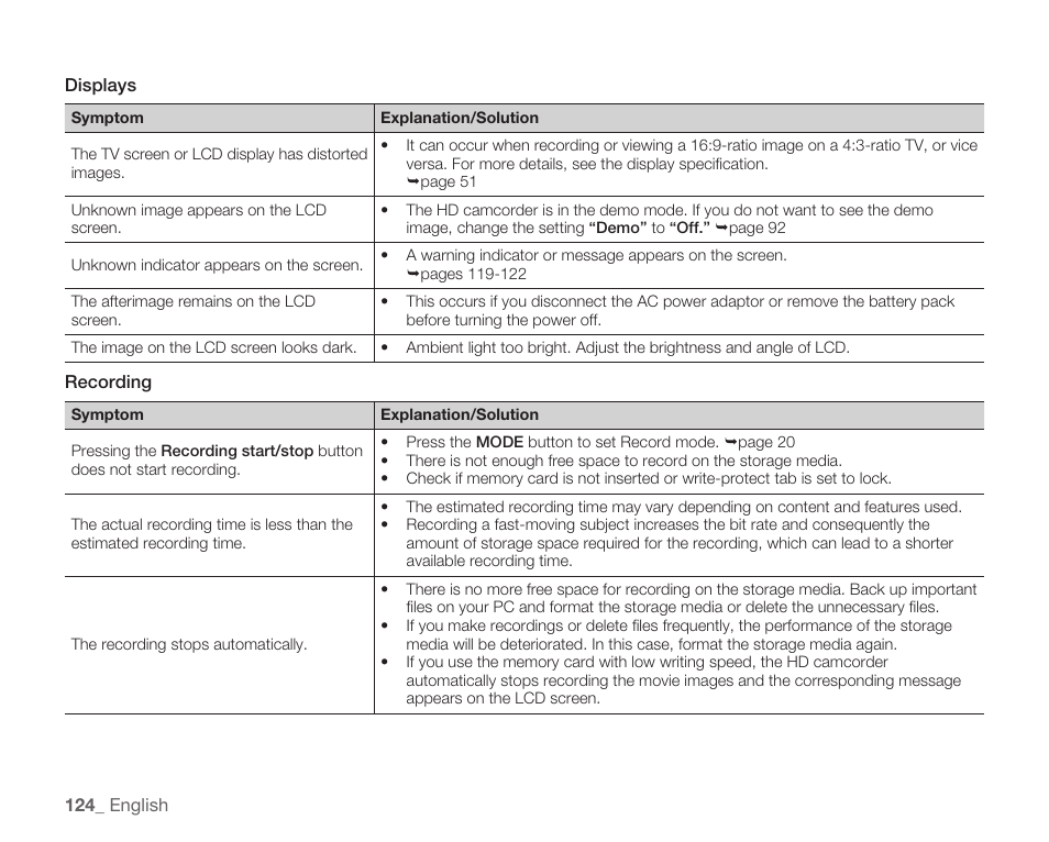 Samsung HMX-H105BN-XAA User Manual | Page 138 / 147