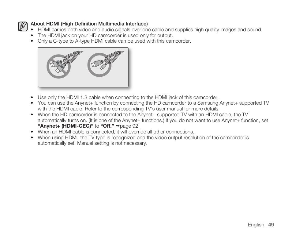 Samsung HMX-H105BN-XAA User Manual | Page 63 / 147