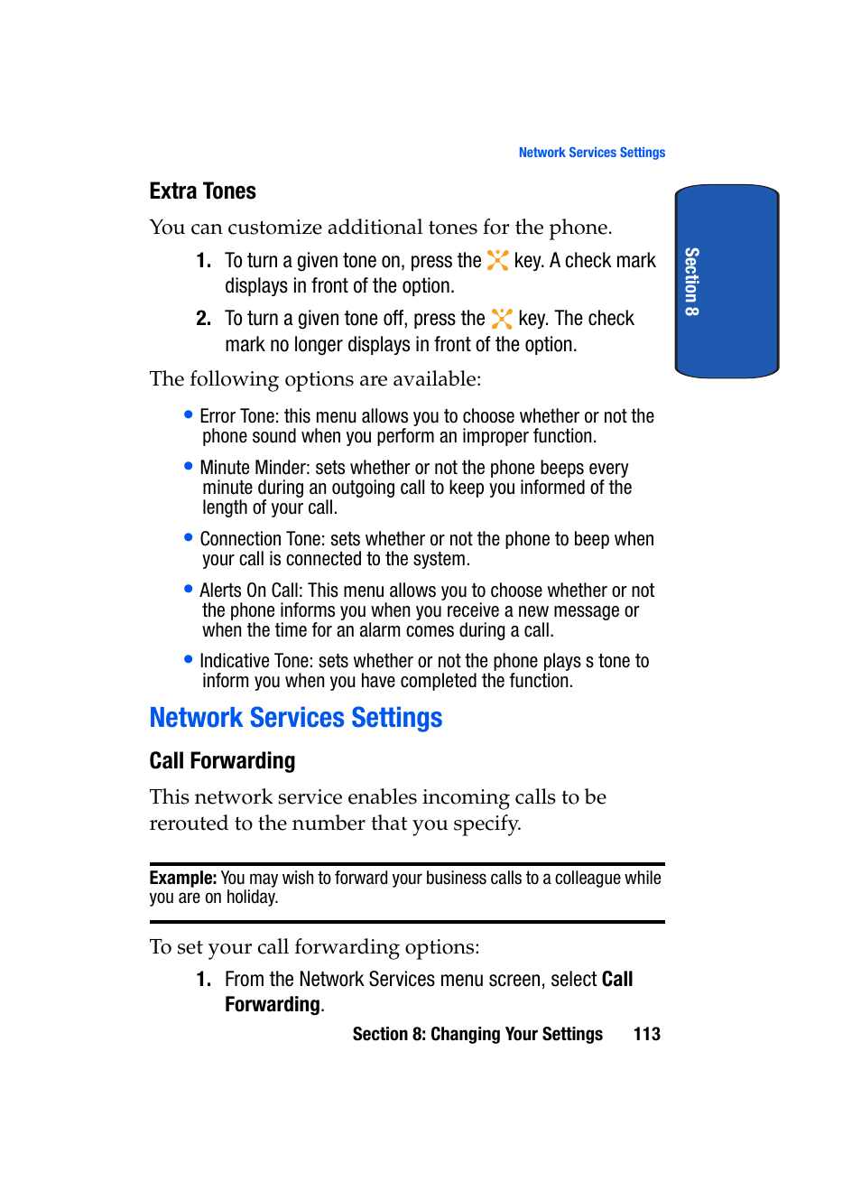 Network services settings | Samsung SEGD357MSACIN User Manual | Page 117 / 210