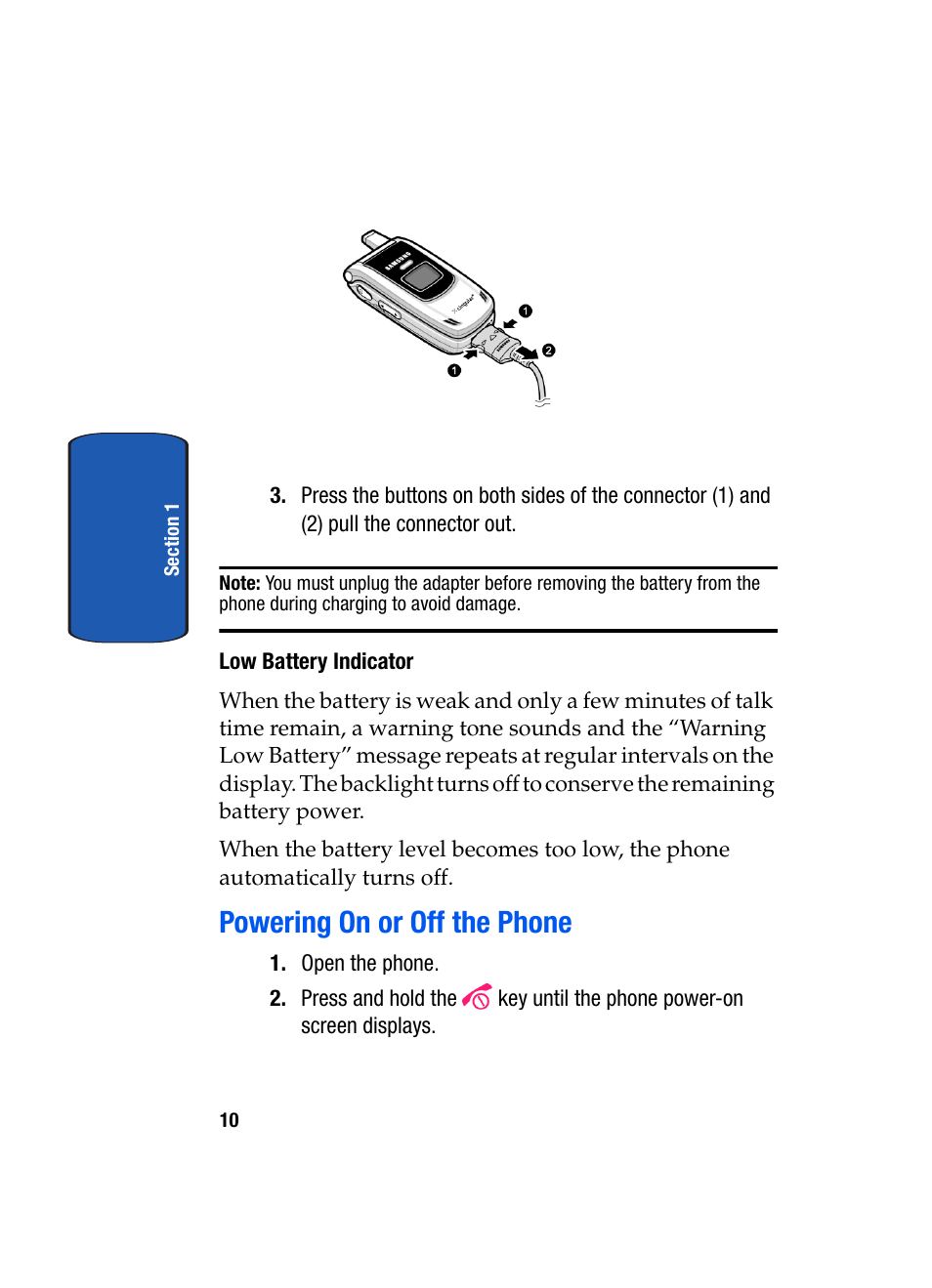 Powering on or off the phone | Samsung SEGD357MSACIN User Manual | Page 14 / 210