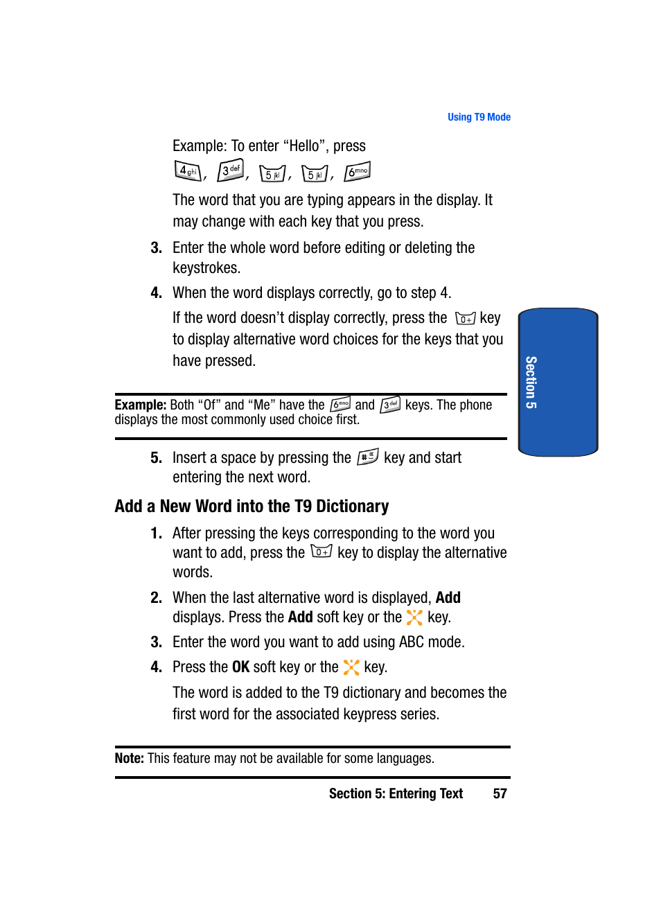 Samsung SEGD357MSACIN User Manual | Page 61 / 210