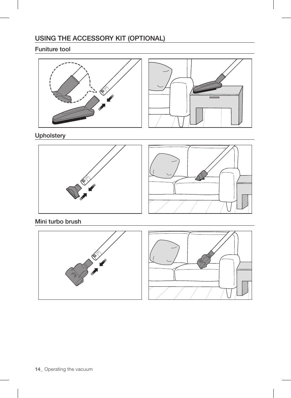 Samsung VU12F40SBBT-AA User Manual | Page 14 / 84