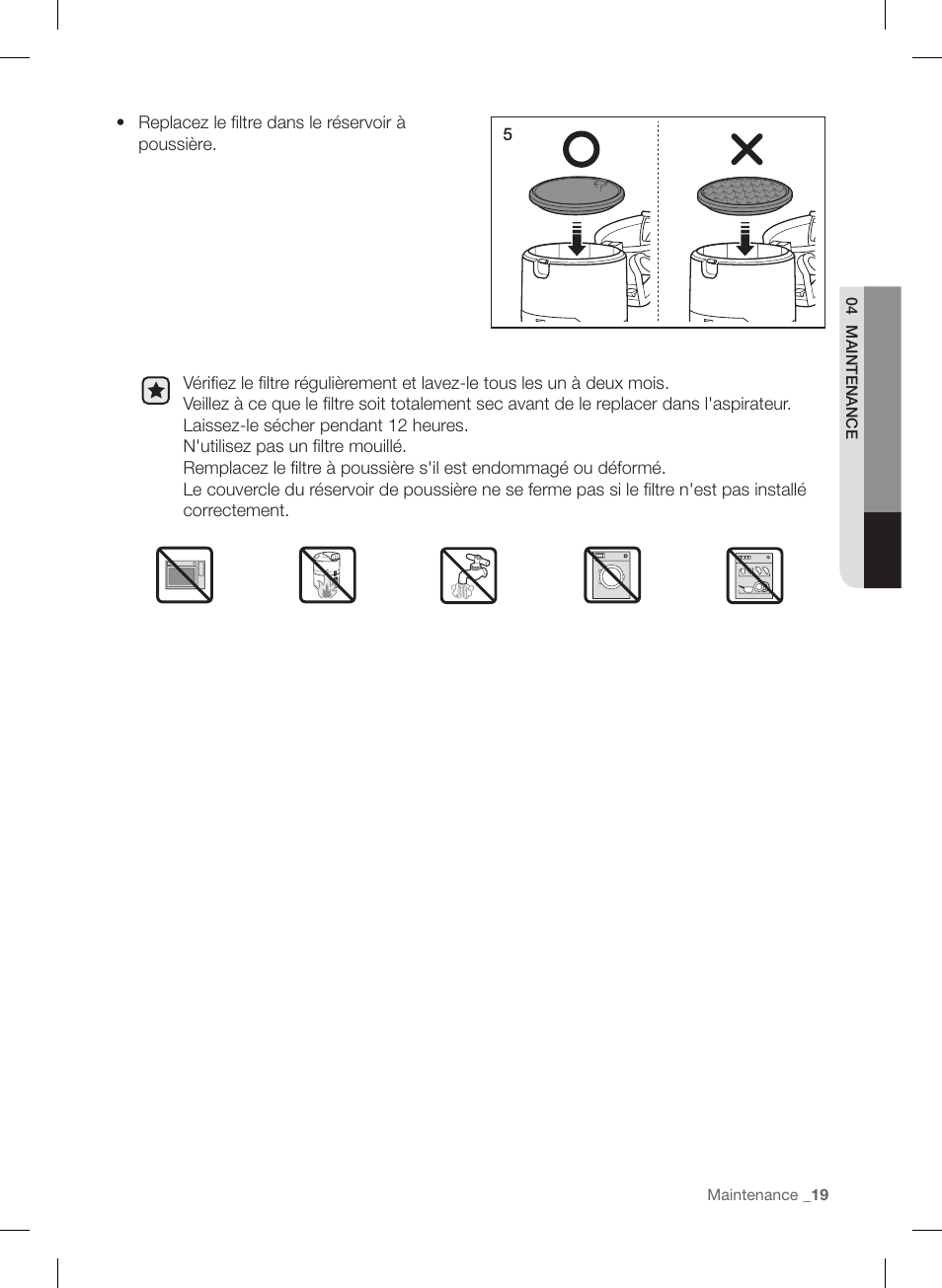 Samsung VU12F40SBBT-AA User Manual | Page 47 / 84