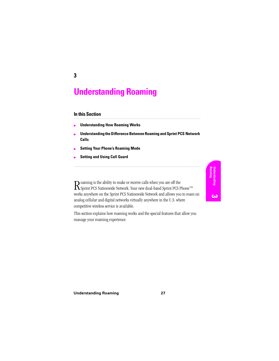 Understanding roaming | Samsung SPH-N300NS-XAR User Manual | Page 27 / 163