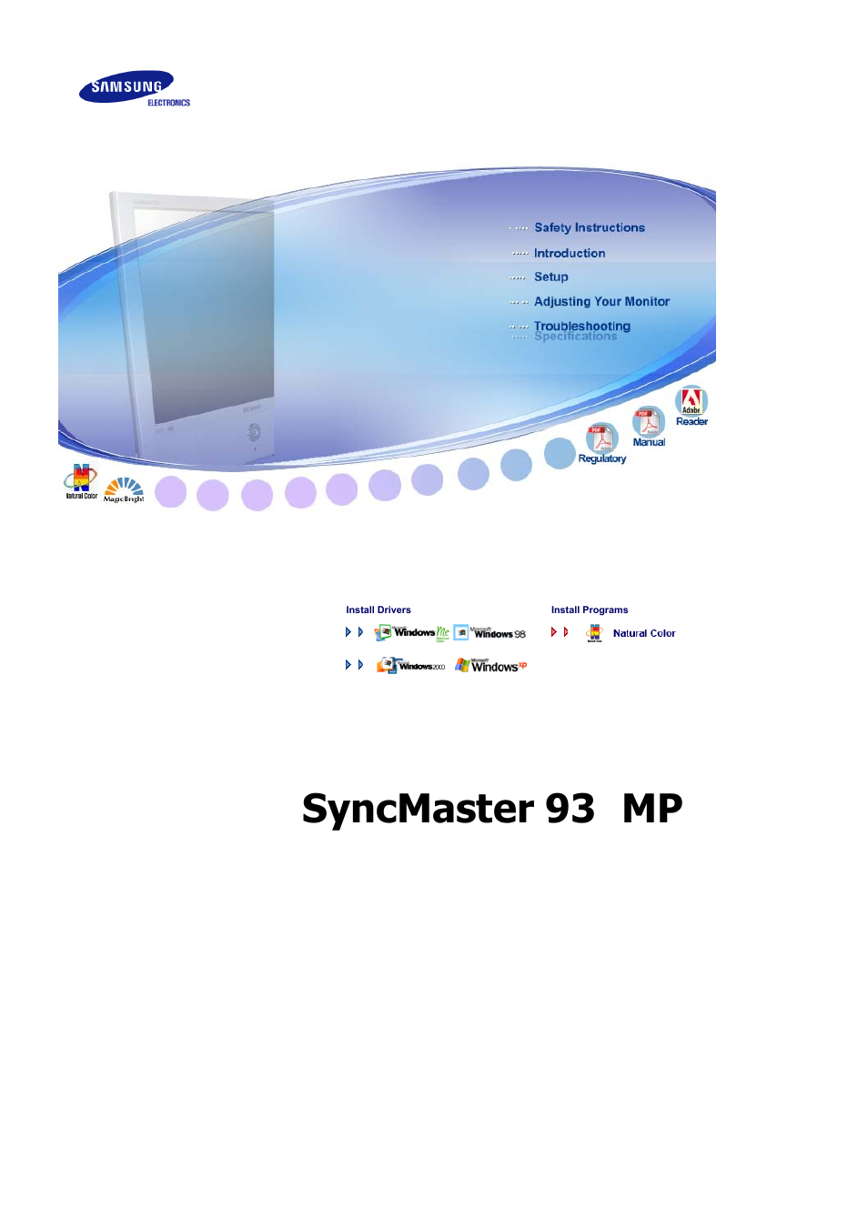 Samsung LS19RTUSSZ-XAZ User Manual | 56 pages