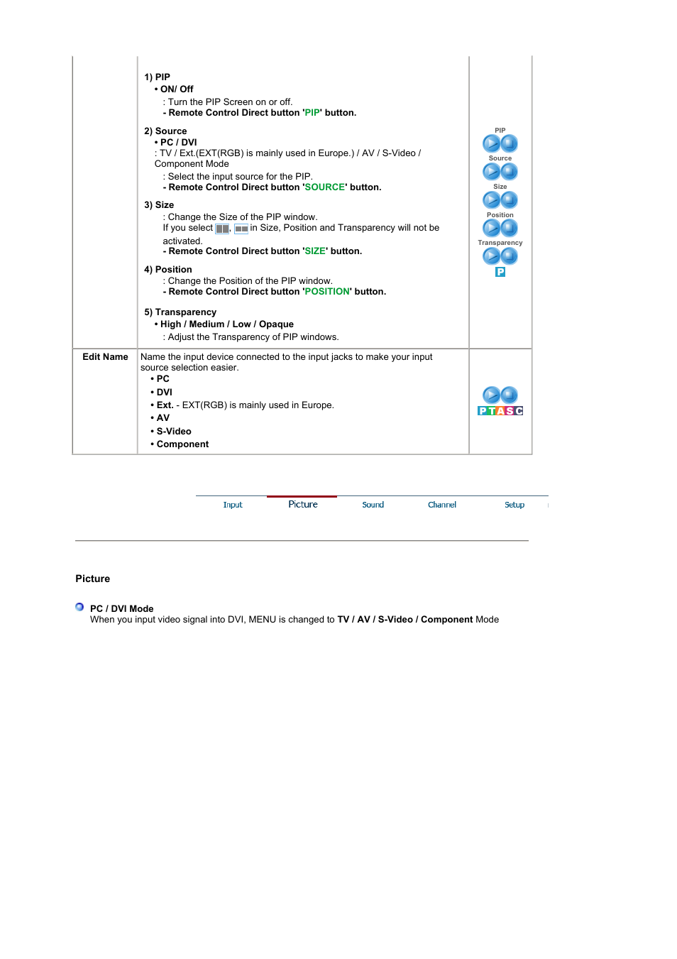 Picture | Samsung LS19RTUSSZ-XAZ User Manual | Page 31 / 56