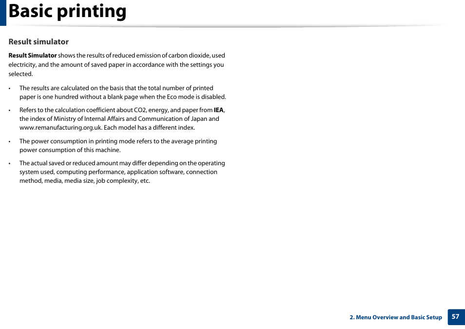 Basic printing | Samsung SL-M2875FD-XAA User Manual | Page 57 / 324