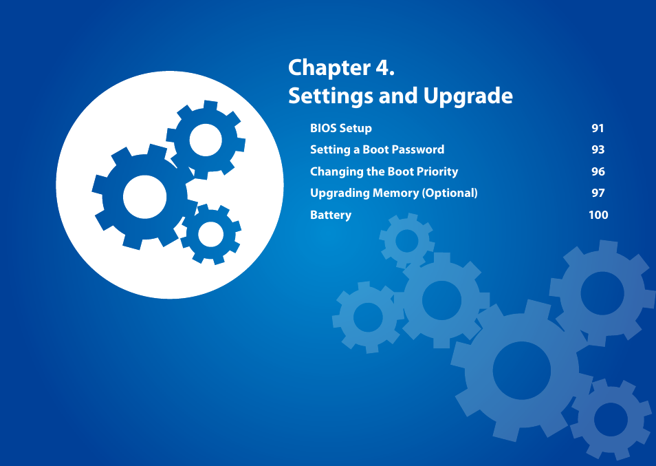 Chapter 4. settings and upgrade | Samsung NP540U4E-K01US User Manual | Page 91 / 147