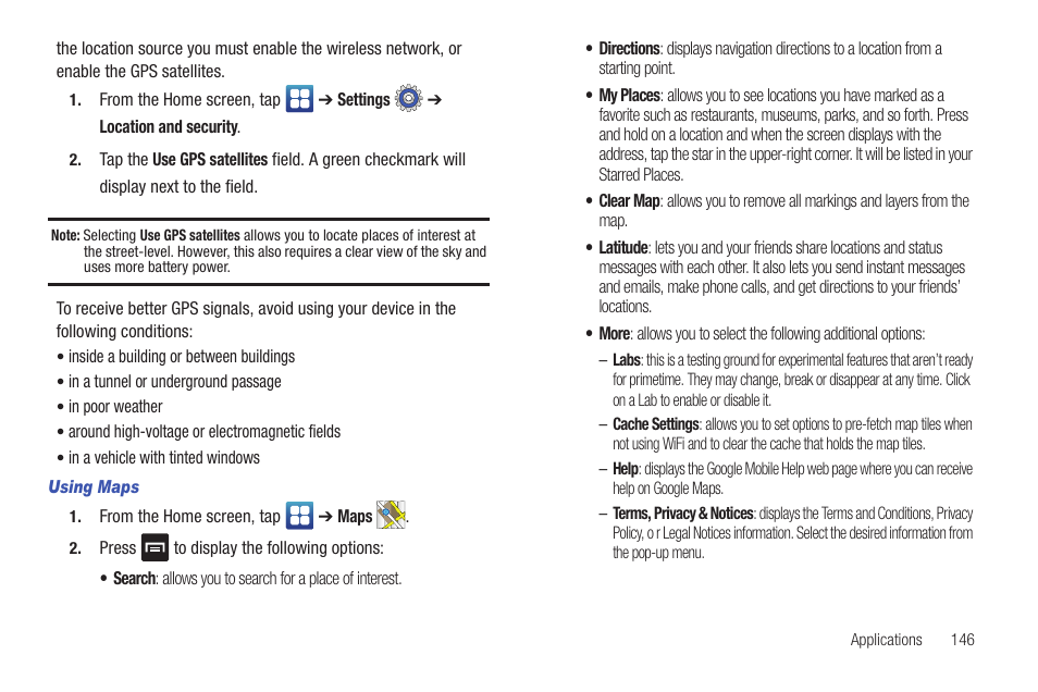 Samsung SGH-I927ZKAATT User Manual | Page 151 / 197