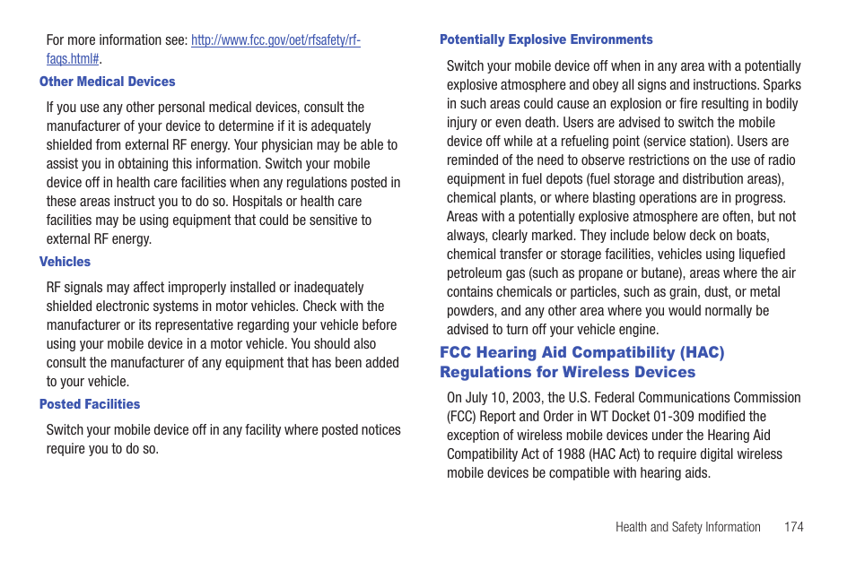 Wireless devices | Samsung SGH-I927ZKAATT User Manual | Page 179 / 197