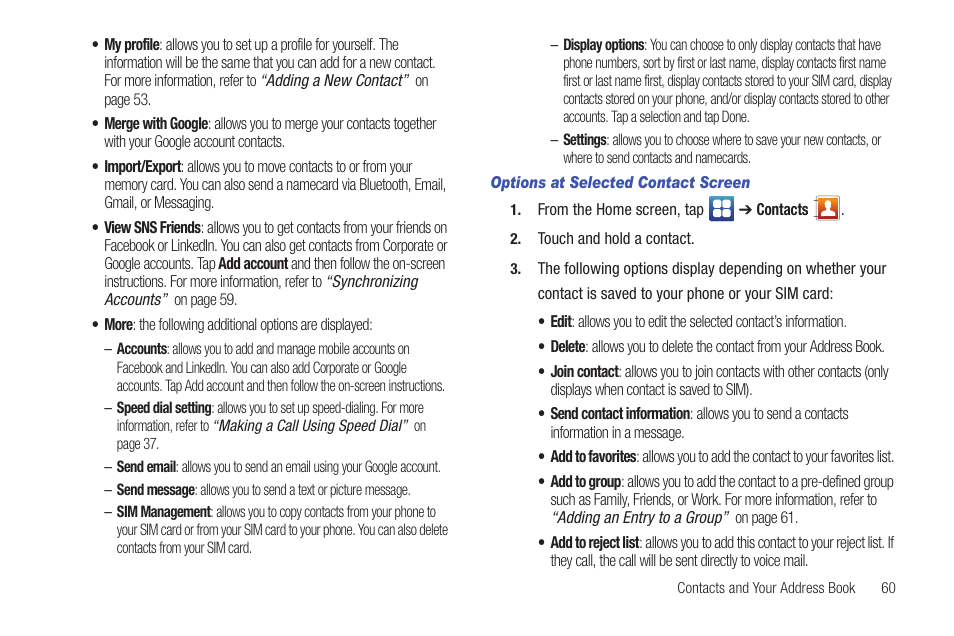 Samsung SGH-I927ZKAATT User Manual | Page 65 / 197