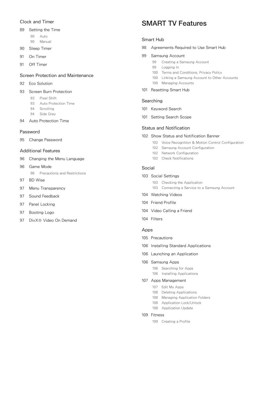 Smart tv features, Iv v | Samsung UN60F6350AFXZA User Manual | Page 5 / 170