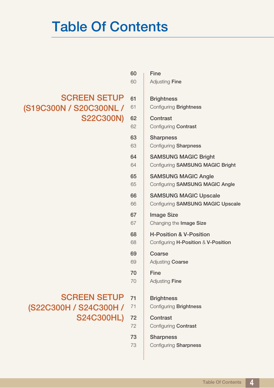 Samsung LS24C300HL-ZA User Manual | Page 4 / 159