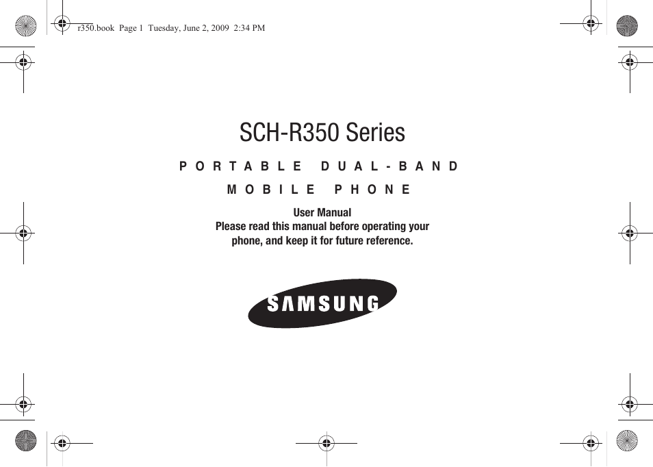 Samsung SCH-R350TGAXAR User Manual | 110 pages