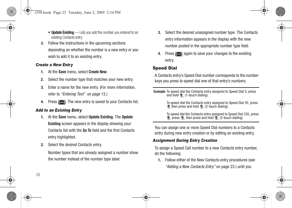 Speed dial | Samsung SCH-R350TGAXAR User Manual | Page 28 / 110