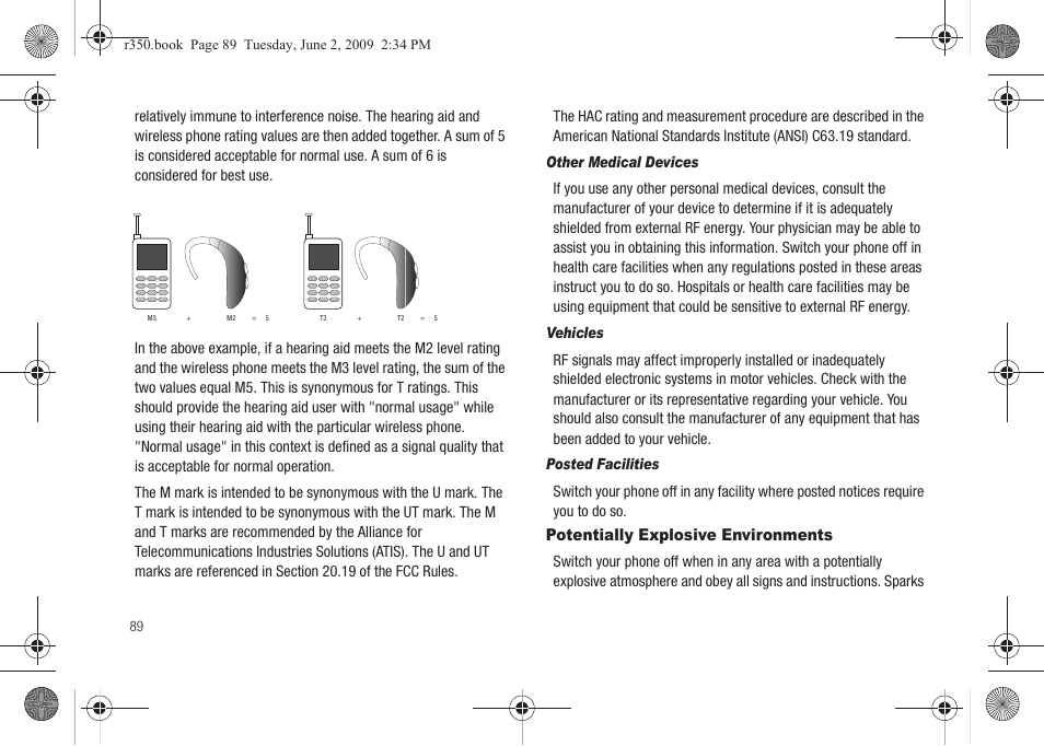 Potentially explosive environments | Samsung SCH-R350TGAXAR User Manual | Page 92 / 110