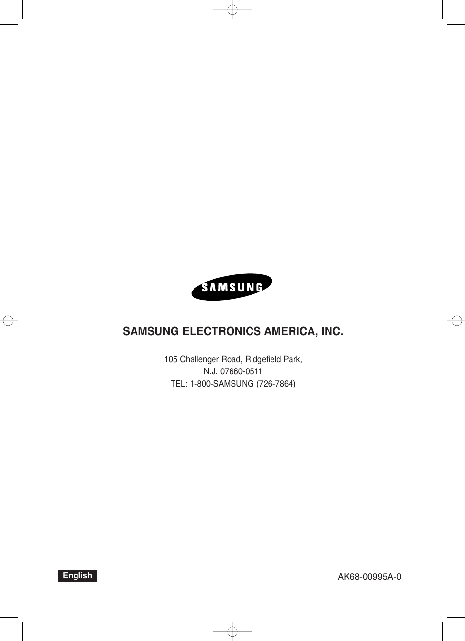 Samsung electronics america, inc | Samsung DVD-VR330-XAA User Manual | Page 99 / 99