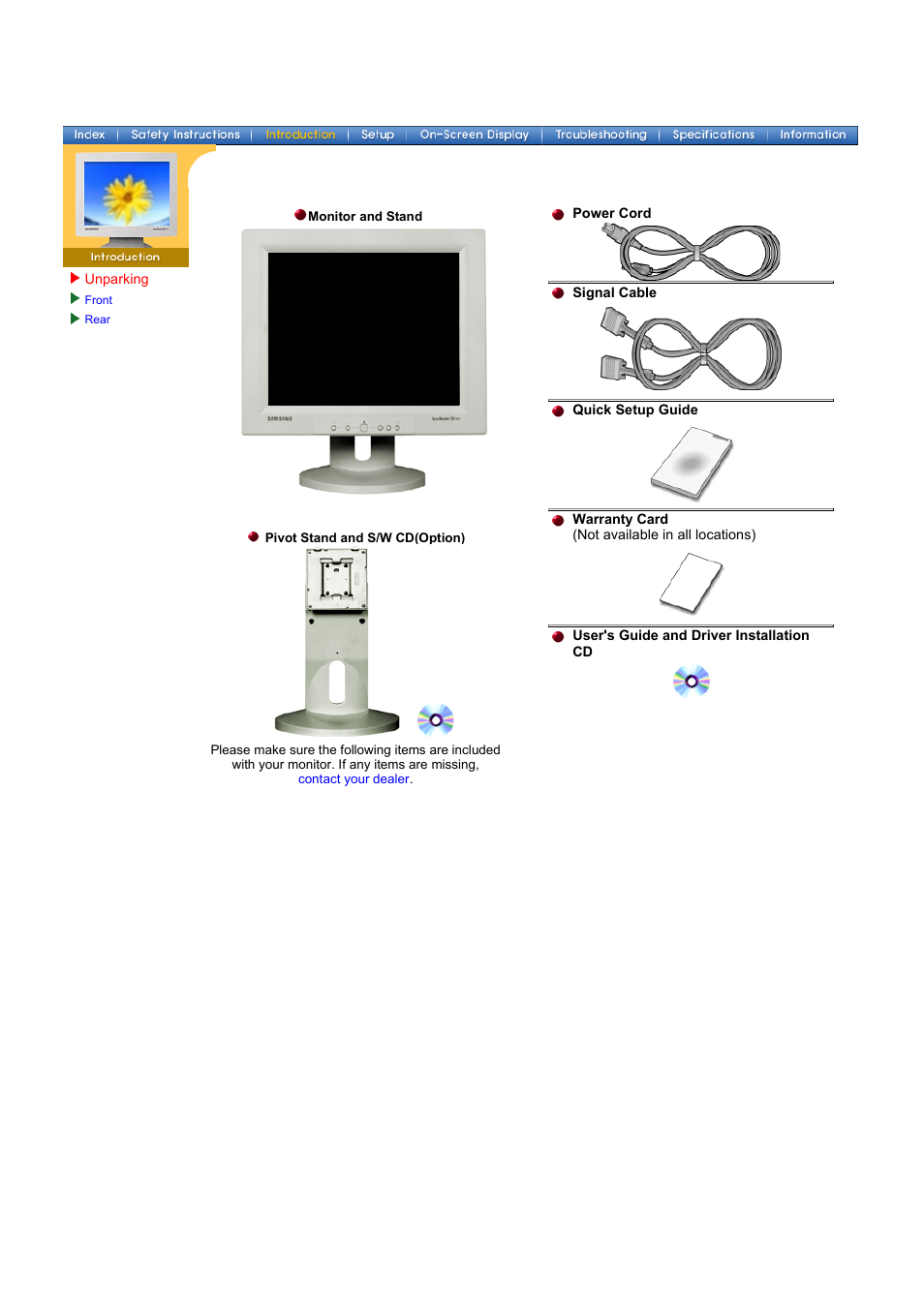 Samsung GH17VSSN User Manual | Page 8 / 70