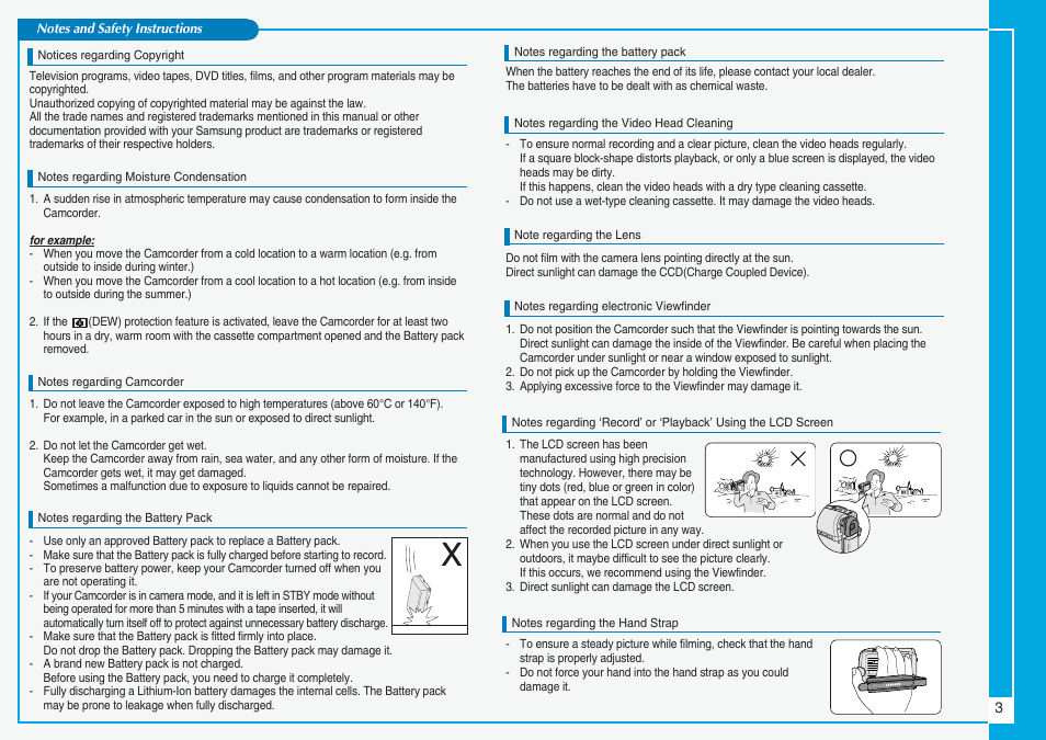 Samsung SC-D353-XAC User Manual | Page 3 / 9