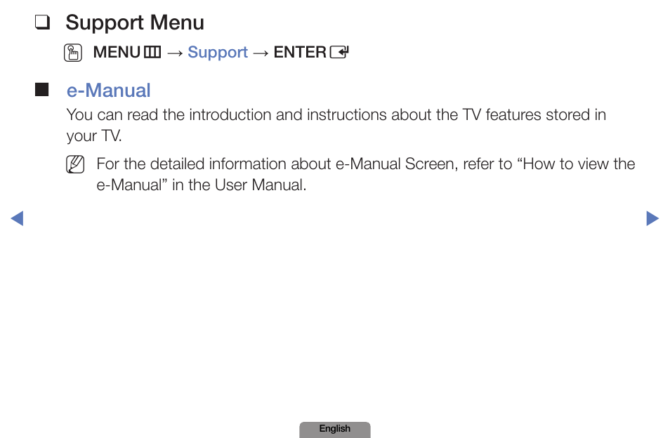 Support menu | Samsung LN19D450G1DXZA User Manual | Page 119 / 200