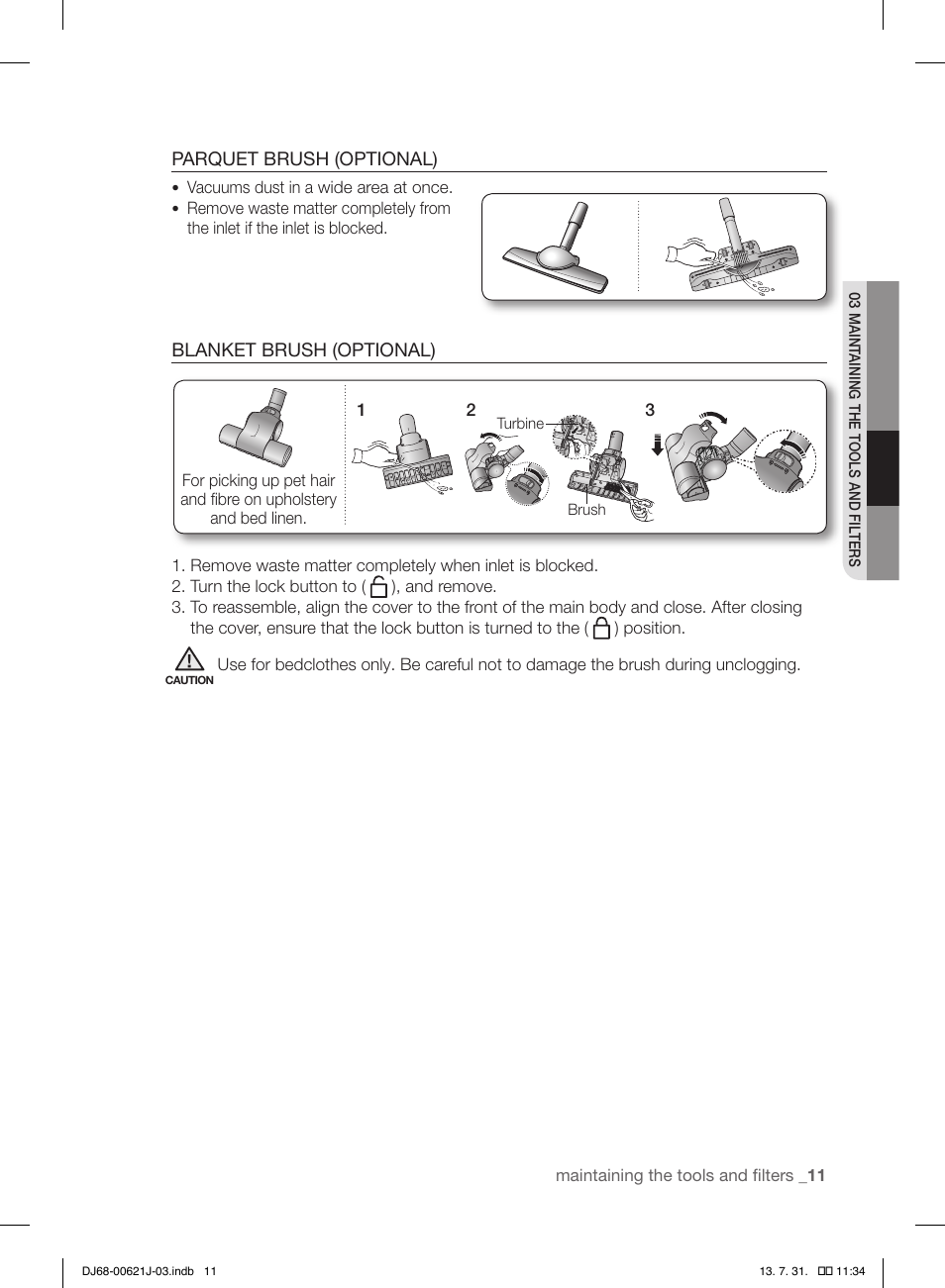 Samsung VCC96P0H1G-XAA User Manual | Page 11 / 56