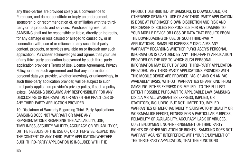 Samsung SGH-T379UABTMB User Manual | Page 166 / 174