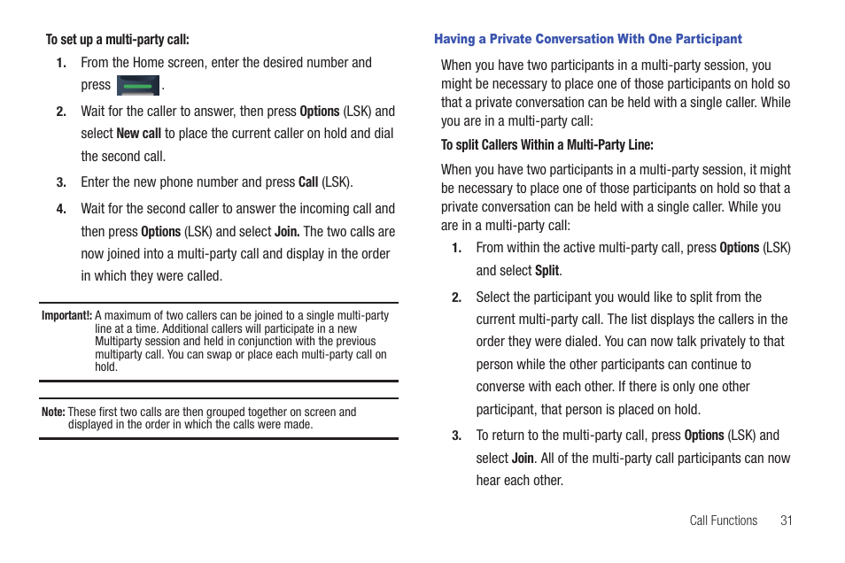 Samsung SGH-T379UABTMB User Manual | Page 37 / 174