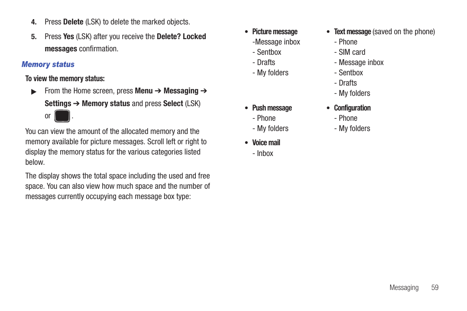 Samsung SGH-T379UABTMB User Manual | Page 65 / 174