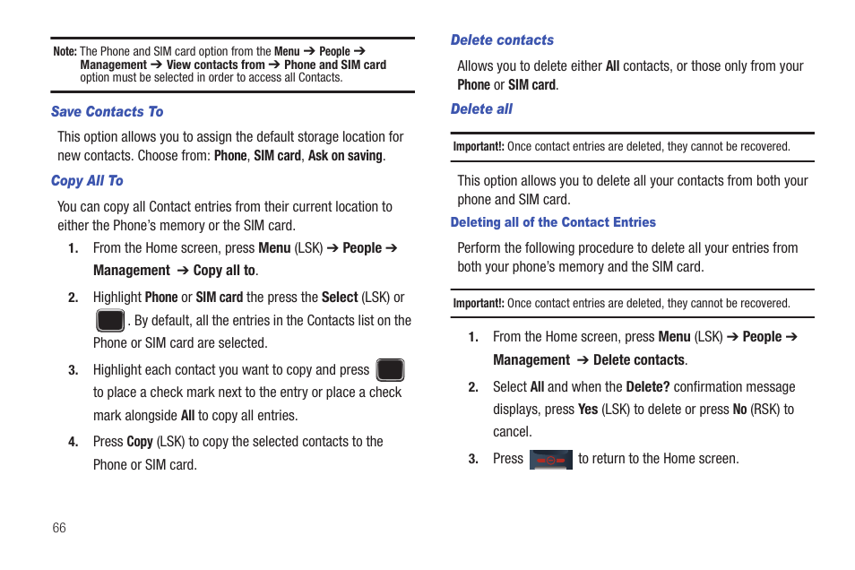 Samsung SGH-T379UABTMB User Manual | Page 72 / 174