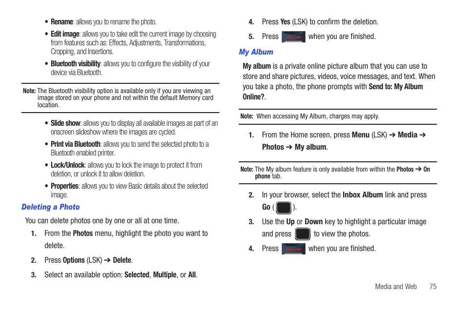 Samsung SGH-T379UABTMB User Manual | Page 81 / 174