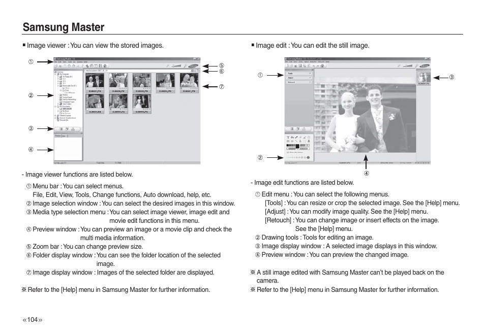 Samsung master | Samsung L730 User Manual | Page 105 / 111