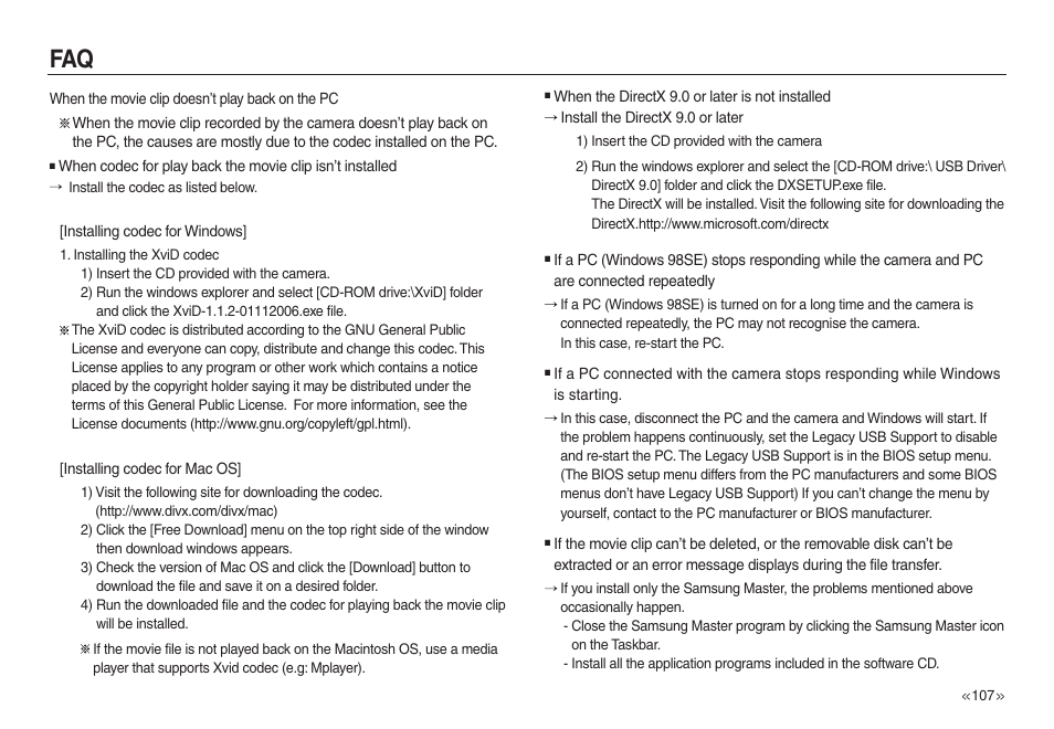 Samsung L730 User Manual | Page 108 / 111